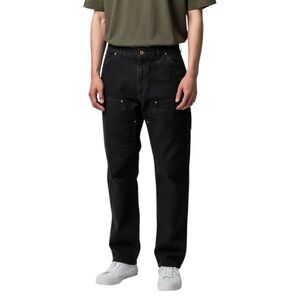 VINTAGE | US Made Carhartt Men’s Loose Original Fit Double Knee - BLK - Sz 38x32